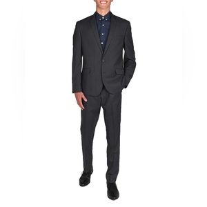 Billy London UK black slim complete suit 38R 32x32